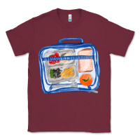 Burgundy lunchbox fa element Classic Tee - FaDigitalArtStudio
