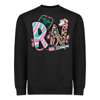 Black floral rn registered nurse Heavyweight Sweatshirt - RanaPortraitStore