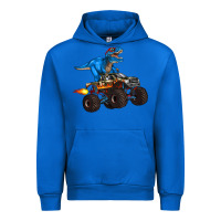 Cobalt monster truck and  t rex dinosaur Urban Hoodie - Artiststas