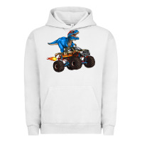 Pigment Lunar Rock monster truck and  t rex dinosaur Urban Hoodie - Artiststas