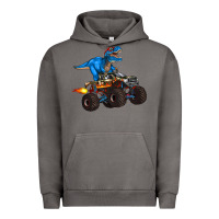 Pigment Tornado monster truck and  t rex dinosaur Urban Hoodie - Artiststas