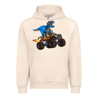 Sandshell monster truck and  t rex dinosaur Urban Hoodie - Artiststas