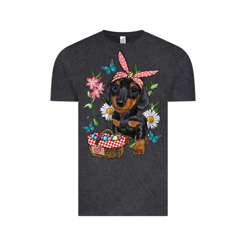 Easter Dachshund Vintage Tee by RanaPortraitStore | Teevron