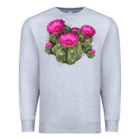 Heather Grey eagle claws cacti Premium Sweatshirt - LillyAllenDesigns