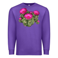 Purple eagle claws cacti Premium Sweatshirt - LillyAllenDesigns