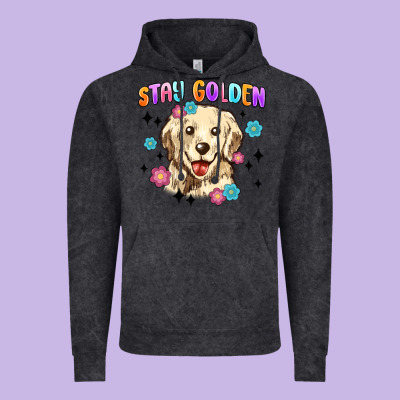 Vintage Hoodie stay golden