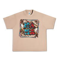 Burro baseball mama with leopard Urban Heavy Tee - Zillion Design Studio