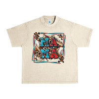 Baseball Mama With Leopard Urban Heavy Tee | Teevron