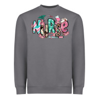 Storm floral nurse Heavyweight Sweatshirt - RanaPortraitStore