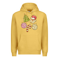 Antique Gold christmas conchas Premium Hoodie - MaliasSmallBusiness