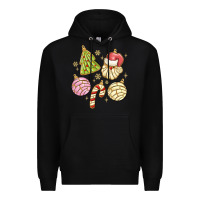 Black christmas conchas Premium Hoodie - MaliasSmallBusiness