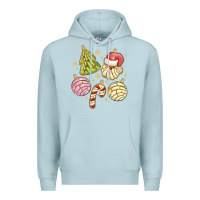 Blue Mist christmas conchas Premium Hoodie - MaliasSmallBusiness