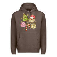 Coffee christmas conchas Premium Hoodie - MaliasSmallBusiness