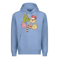 Colony Blue christmas conchas Premium Hoodie - MaliasSmallBusiness