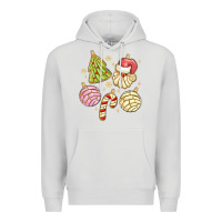 Dove Grey christmas conchas Premium Hoodie - MaliasSmallBusiness