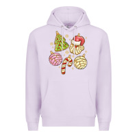 Lilac christmas conchas Premium Hoodie - MaliasSmallBusiness