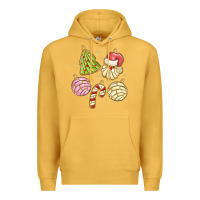 Mustard christmas conchas Premium Hoodie - MaliasSmallBusiness