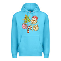 Ocean Blue christmas conchas Premium Hoodie - MaliasSmallBusiness