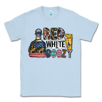 Dusty Blue Tequila Classic Tee - CowhideDigitalArt