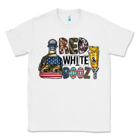 White Tequila Classic Tee - CowhideDigitalArt