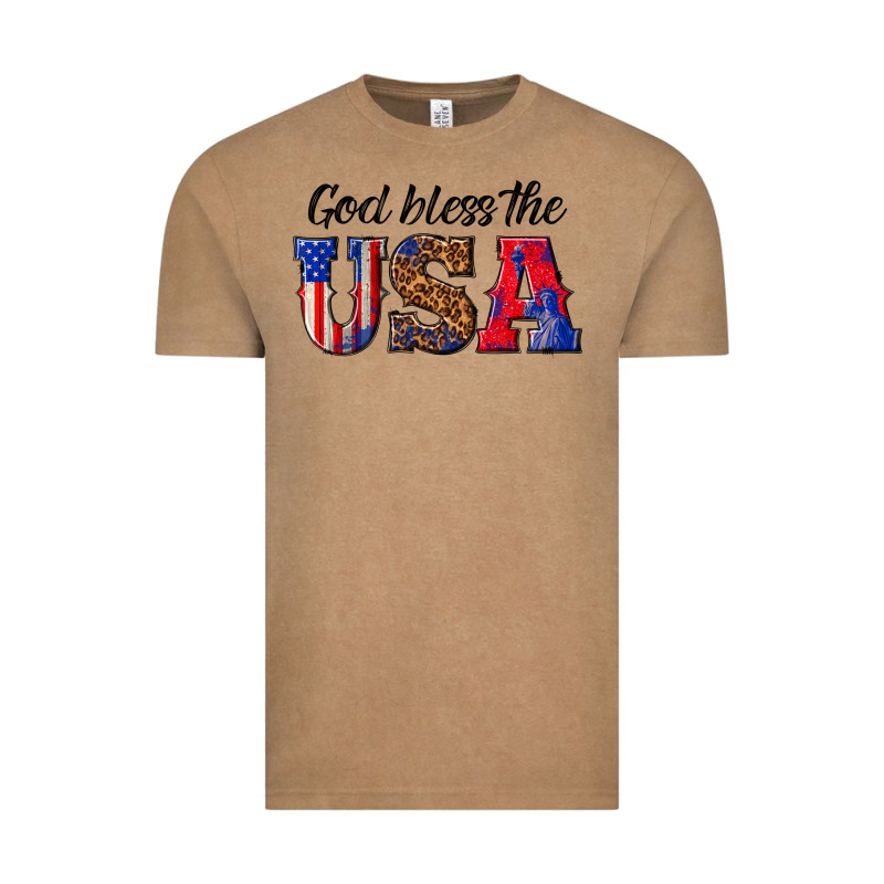 God Bless The Usa Vintage Tee by texasbilliewilder | Teevron