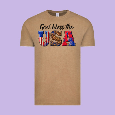 Vintage Tee god bless the usa