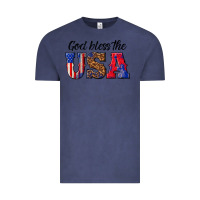 Vintage Denim god bless the usa Vintage Tee - texasbilliewilder