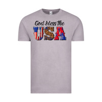 Vintage Zinc god bless the usa Vintage Tee - texasbilliewilder
