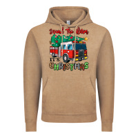 Vintage Coffee sound the alarm its christmas fire truck Vintage Hoodie - MaliasSmallBusiness