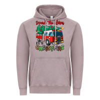 Vintage Zinc sound the alarm its christmas fire truck Vintage Hoodie - MaliasSmallBusiness