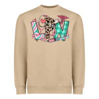 Mushroom floral lpn licensed practical nurse Heavyweight Sweatshirt - RanaPortraitStore