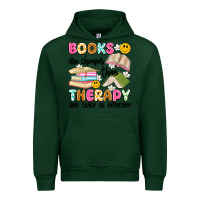 Forest Green books are cheaper than therapy and twice as effective Urban Hoodie - Artiststas