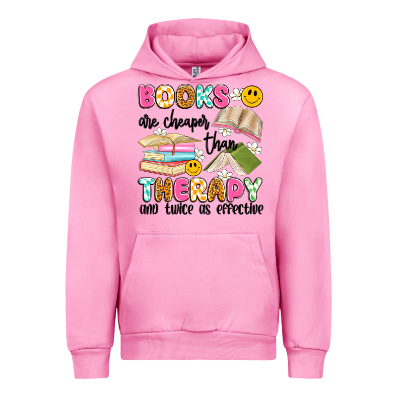 Books Are Cheaper Than Therapy And Twice As Effective Urban Hoodie by Artiststas | Teevron
