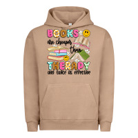 Pigment Burro books are cheaper than therapy and twice as effective Urban Hoodie - Artiststas