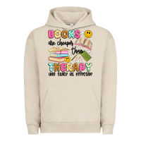 Pigment French Oak books are cheaper than therapy and twice as effective Urban Hoodie - Artiststas