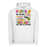 Pigment Lunar Rock books are cheaper than therapy and twice as effective Urban Hoodie - Artiststas