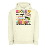 Pigment Pistachio books are cheaper than therapy and twice as effective Urban Hoodie - Artiststas