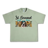 Oil Green western st. bernard mom Urban Heavy Tee - RanaPortraitStore