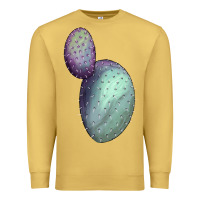 Antique Gold opunthia santa rita cactus Premium Sweatshirt - LillyAllenDesigns