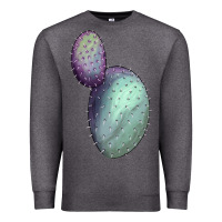 Charcoal Heather opunthia santa rita cactus Premium Sweatshirt - LillyAllenDesigns