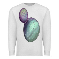 Oatmeal Heather opunthia santa rita cactus Premium Sweatshirt - LillyAllenDesigns