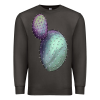 Smoke opunthia santa rita cactus Premium Sweatshirt - LillyAllenDesigns