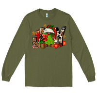 Army Green joy afro gnomes Long Sleeve Tee - FaDigitalArtStudio