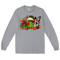 Heather Grey joy afro gnomes Long Sleeve Tee - FaDigitalArtStudio