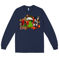 Navy joy afro gnomes Long Sleeve Tee - FaDigitalArtStudio
