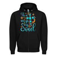 Black then sings my soul cross Zipper Hoodie - JahusDesignShop
