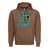 Chestnut then sings my soul cross Zipper Hoodie - JahusDesignShop