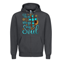 Smoke then sings my soul cross Zipper Hoodie - JahusDesignShop