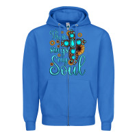True Royal then sings my soul cross Zipper Hoodie - JahusDesignShop