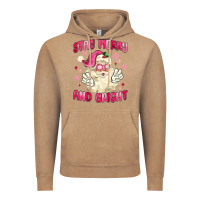 Vintage Coffee stay merry and bright Vintage Hoodie - MaliasSmallBusiness
